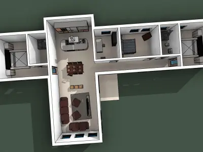 House Plans   3D model