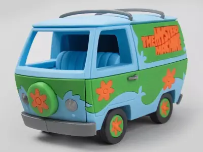 The Mystery Machine 3D print model