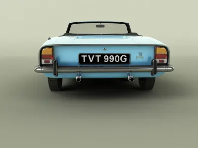 Triumph Fury 3D model