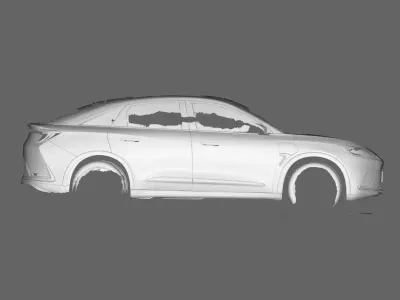 2019 ARCFOX ALPHA S 3D SCANNED MODEL 3D model