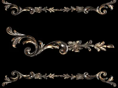 Classic carved 025 3D model