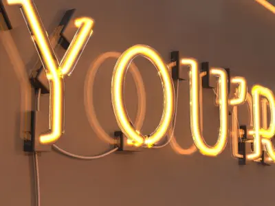 You Are Doing Great - Neon Sign 3D model