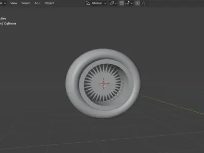 3D Model of Car Tyre and rim 3D model