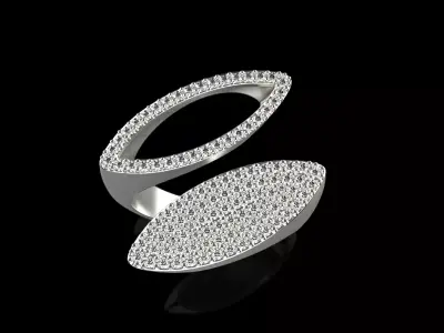 marquise ring model 628 3D print model