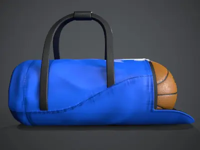 Basketball Carry Bag Low-poly 3D model