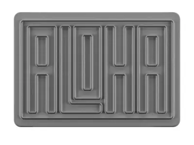 Aloha Neon Sign 3D model