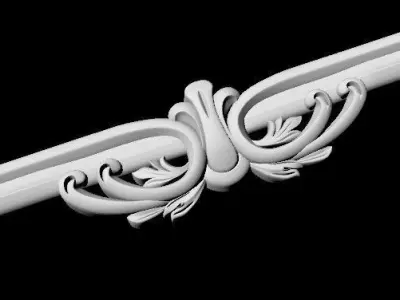 carved frame for mirror 3D model order