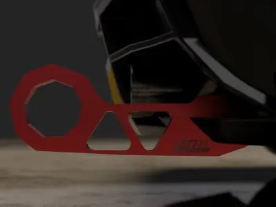 JDM BDL industries tow hook Low-poly 3D model