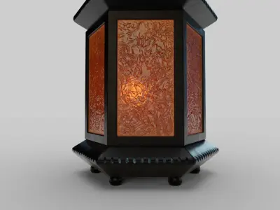 Detailed Islamic Lantern 3D model