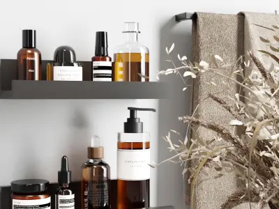 Bathroom Accessories-Decore set 3D model