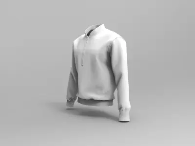 Mens Sport Jacket - Marvelous Designer 3D model