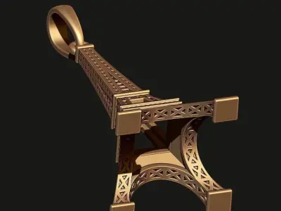 EIFFEL TOWER PENDANT 3D print model