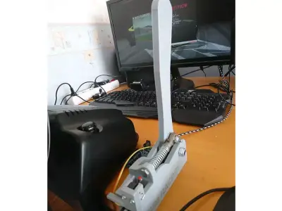 3D Printed Handbrake for Simracing 3D print model