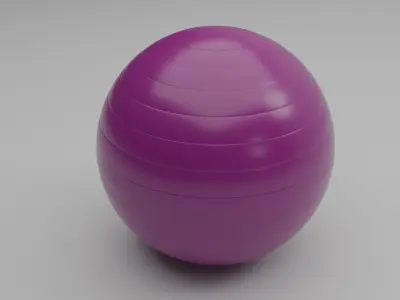 Simple Aerobic Ball Free 3D model