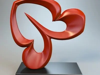 Abstract Figure m031 P 3D print model