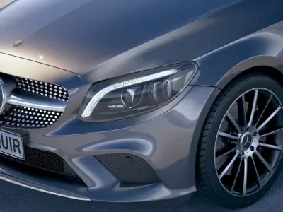Mercedes C-class AMG Cabrio 2019 3D model