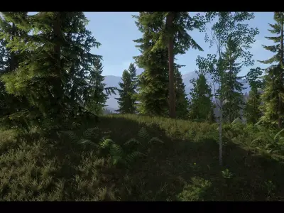 Realistic Forest Pack - UE4 3D model