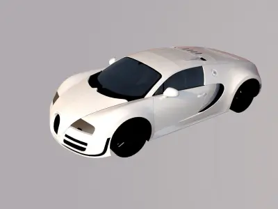 newCAR bugatti veyron 3D model