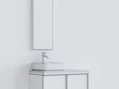 Ceramica Cielo Multiplo set 6 Low-poly 3D model