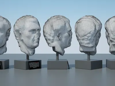 Head of Nerva 3D model