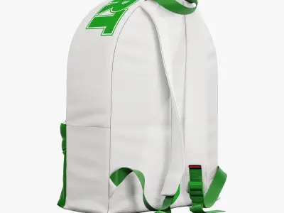 decorative set white 3D model