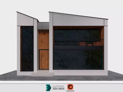 Modern Minimalist Villa 3D model