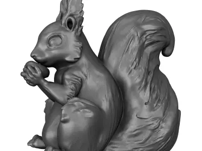 Squirrel 3D print model