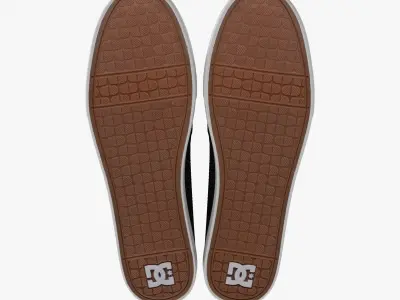 DC Shoes - Flash TX - Black-Red Low-poly 3D model