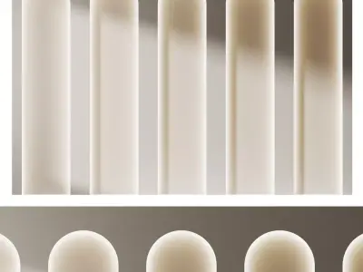 Decorative V14 Wall Panels 3D model