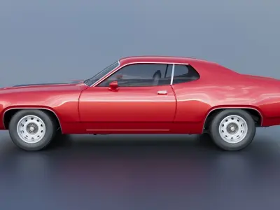 Plymouth Road Runner 1971 3D print model
