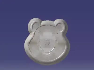 bear small bow for 3dprinting 3D model