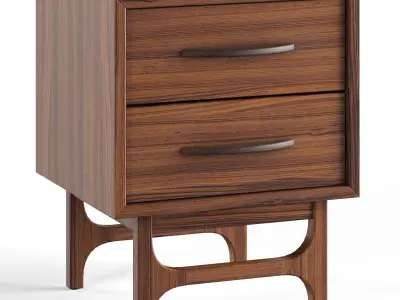 La Redoute Interieurs Bedside Tables Set 5 3D model