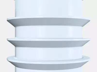 VARIERA Cover cap Low-poly 3D model