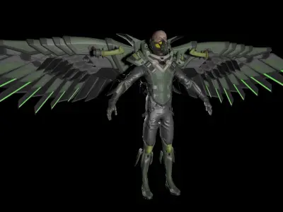 Marvels Spiderman The Vulture Free 3D model