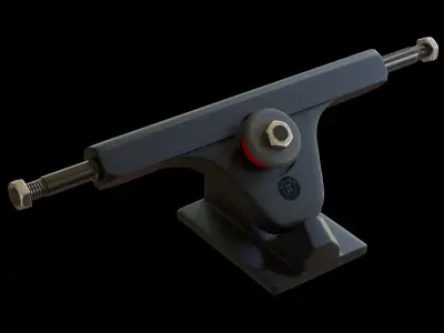 Longboard truck Free 3D model