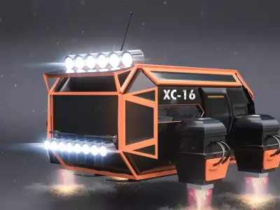 Travel pod modeled by artistry 3d 3D model