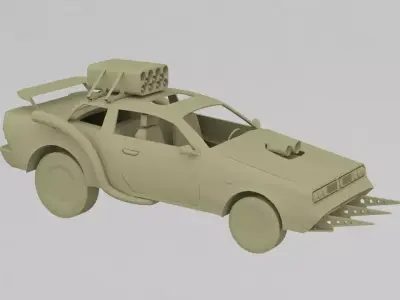 Battle Car 3D print model