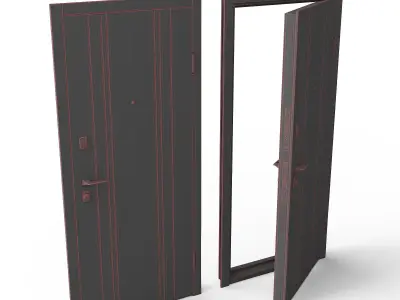 Zedrile Door 3D model