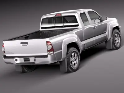 Toyota Tacoma Access Cab 2012 3D Model 3D model