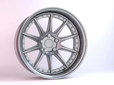 Aodhan DS-07 Wheels Low-poly 3D model