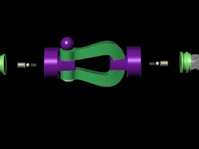 Force Extra Large XL bracelet 3D print model