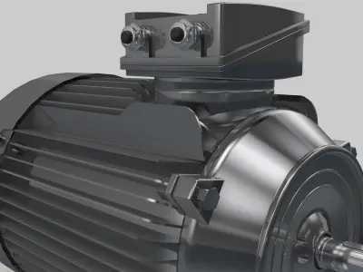 Electric Motor Standart 3D model
