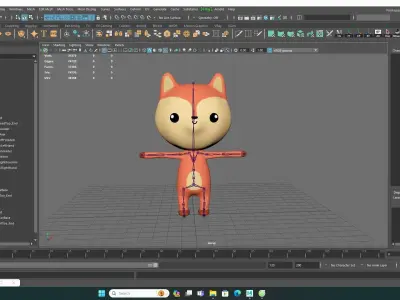 Stylized Wolf Animated v001 Low-poly 3D model