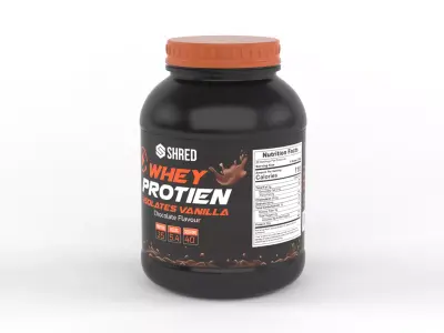 Protein Powder 3D model