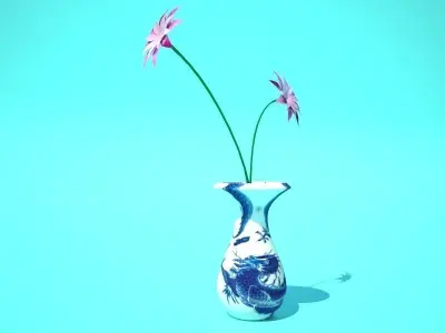 Porcelain Vase Free 3D model