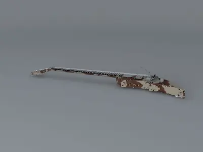 Standard issue military guitar Free 3D model