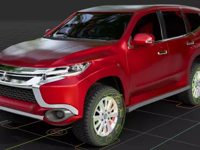 Mitsubishi Pajero Sport 2018 3D model