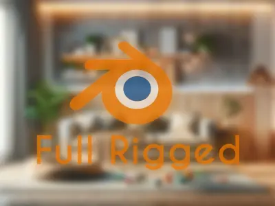 Pug Charming Bulldog French English Bulldog 3D Dog Models Low-poly 3D model