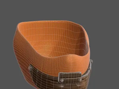 Gas mask helmet 3d model scifi Low-poly  Low-poly 3D model 102