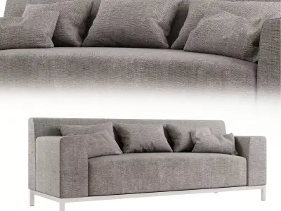 Bianco Lounge Sofa  3D model